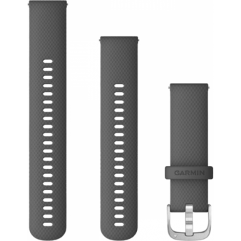 Ремешок GARMIN QUICK RELEASE BAND 22MM SHADOW GRAY/SILVER Ремешок GARMIN QUICK RELEASE BAND 22MM SHADOW GRAY/SILVER