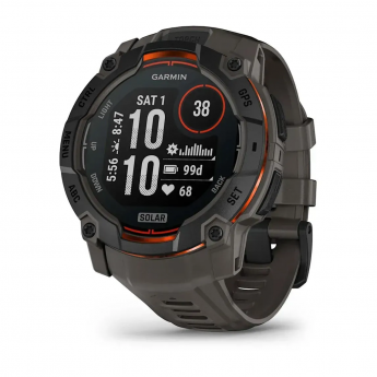 Смарт-часы GARMIN INSTINCT 3 (50 мм) Solar черный/угольный